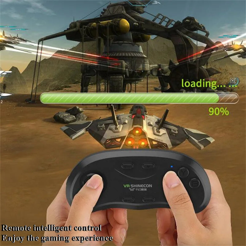 Wireless Virtual Reality Glasses 3D Headset for 4.7-7.2" Phones