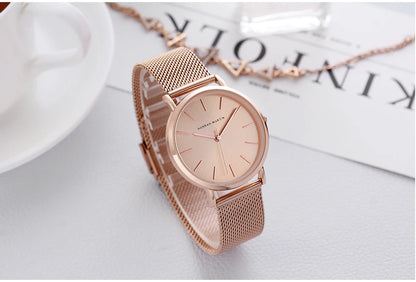 Hannah Martin Women 36mm Rose Gold Quartz Watch