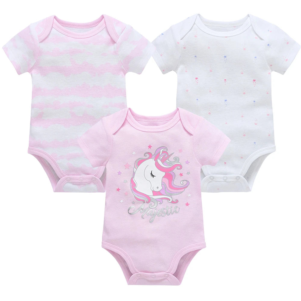 Kavkas Baby Boy Cotton Bodysuit Summer Overalls