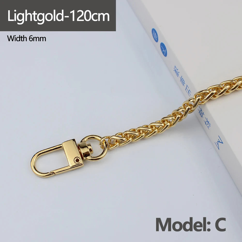 Metal Chain Crossbody Shoulder Strap 100-120CM