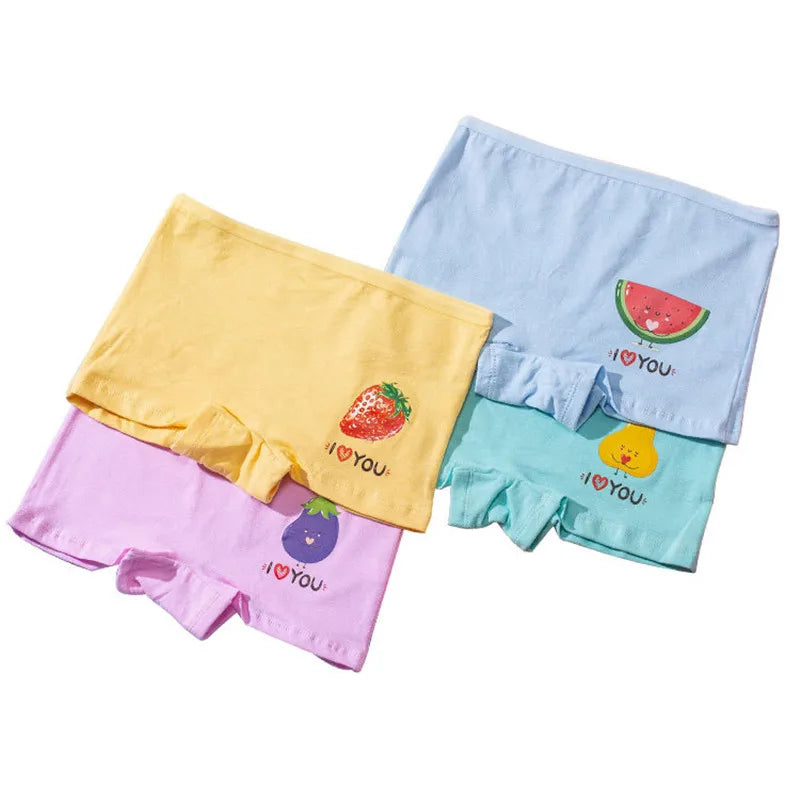 Girls Cartoon Cotton Underwear Briefs Size 2T-10T