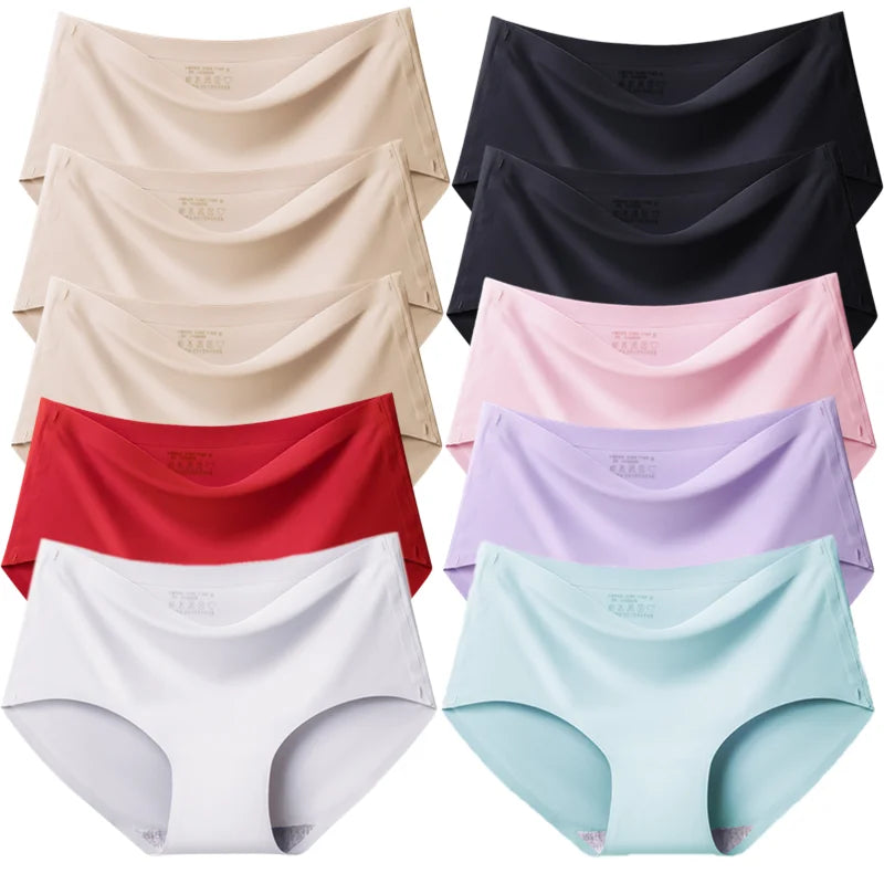 TrowBridge Women's Plus Size Silk Satin Seamless Briefs