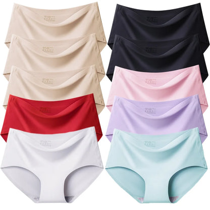TrowBridge Women's Plus Size Silk Satin Seamless Briefs