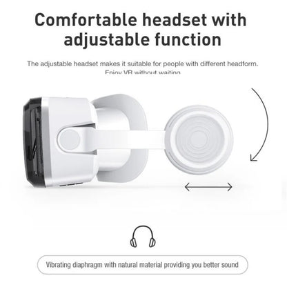 Wireless Virtual Reality Glasses 3D Headset for 4.7-7.2" Phones