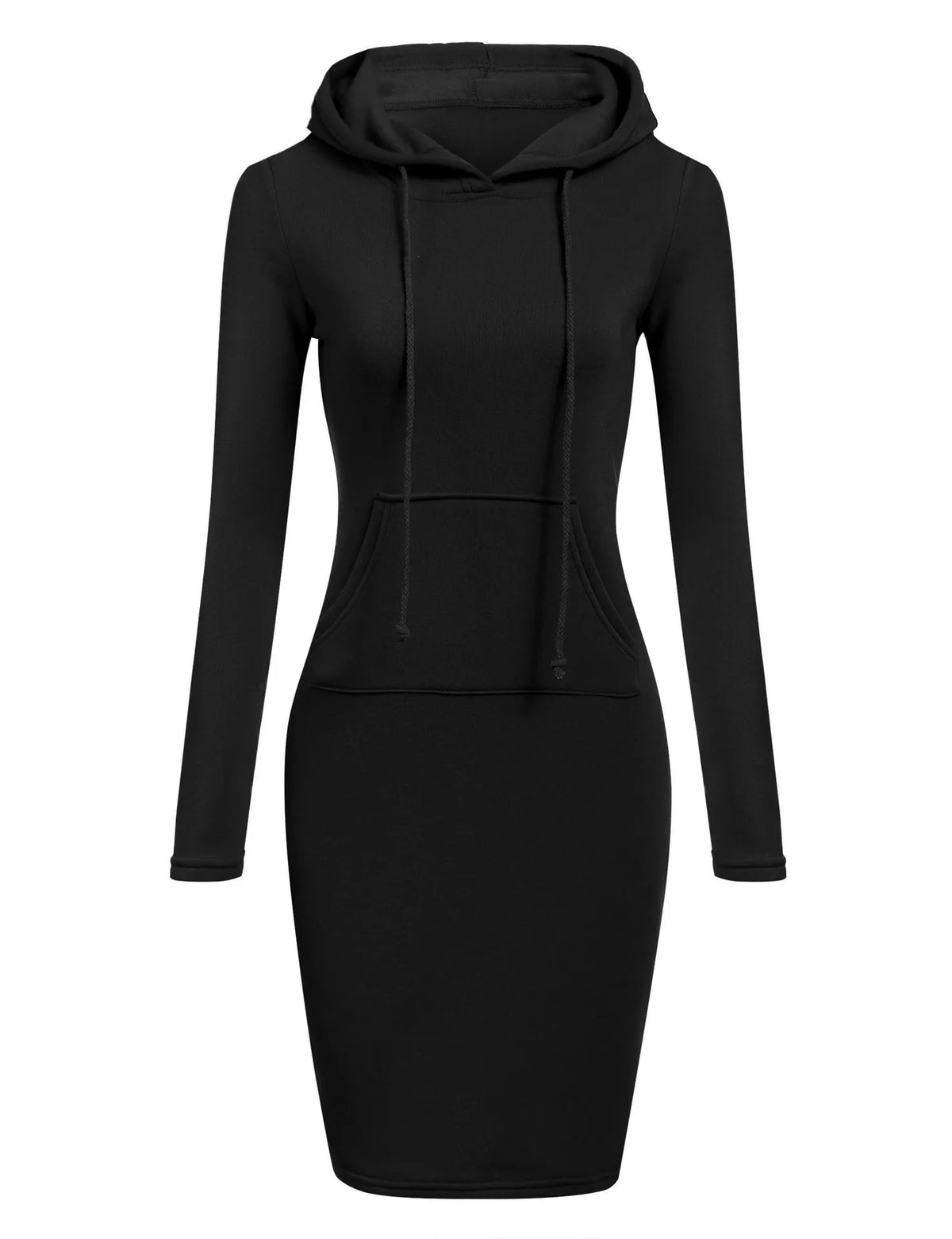 Hooded Sweatshirt Dress for Women in Polyester
