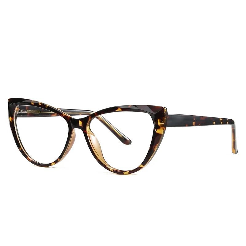 Cat Eye Plastic Glasses Frame for Women