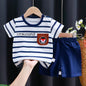 Kids Cotton Cartoon T-Shirt and Shorts Set