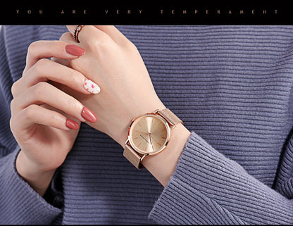 Hannah Martin Women 36mm Rose Gold Quartz Watch