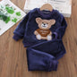 Children's Hooded Fleece Outfit Set for Toddlers