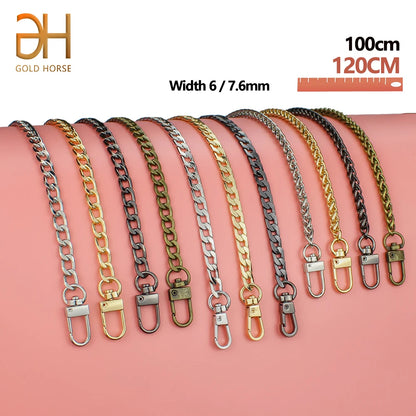 Metal Chain Crossbody Shoulder Strap 100-120CM