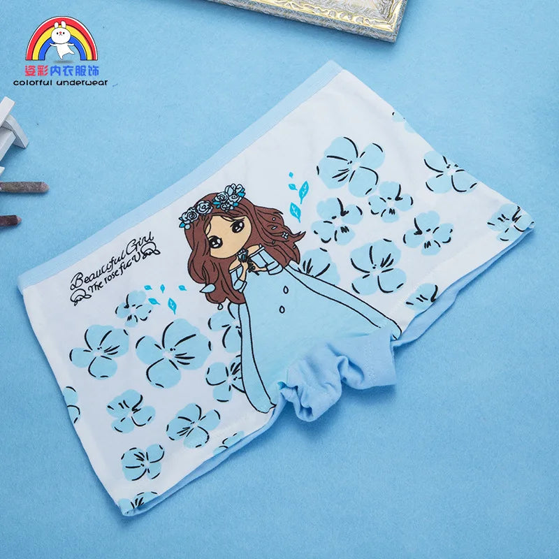 Girls Cartoon Cotton Underwear Briefs Size 2T-10T