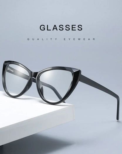 Cat Eye Plastic Glasses Frame for Women