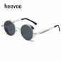 Metal Punk Round Sunglasses for Men and Women