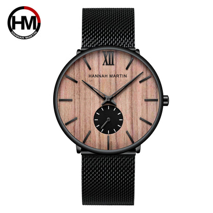 Waterproof Stainless Steel Mesh Quartz Men Watch