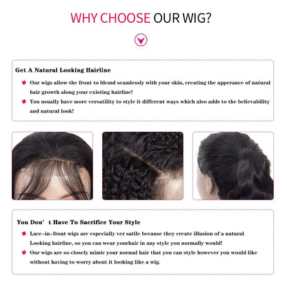 Hd Lace Frontal Wig 30 Inch Bone Straight Human Hair