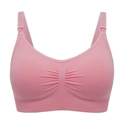 Plus Size Nursing Bra Seamless Breathable Nylon