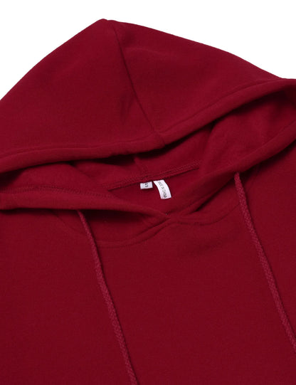 Hooded Sweatshirt Dress for Women in Polyester