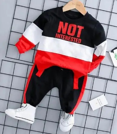 Children's Hooded Fleece Outfit Set for Toddlers