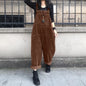 Corduroy Women's Casual Overalls with Pockets