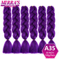24 Inch Jumbo Braiding Hair Extensions Synthetic Ombre