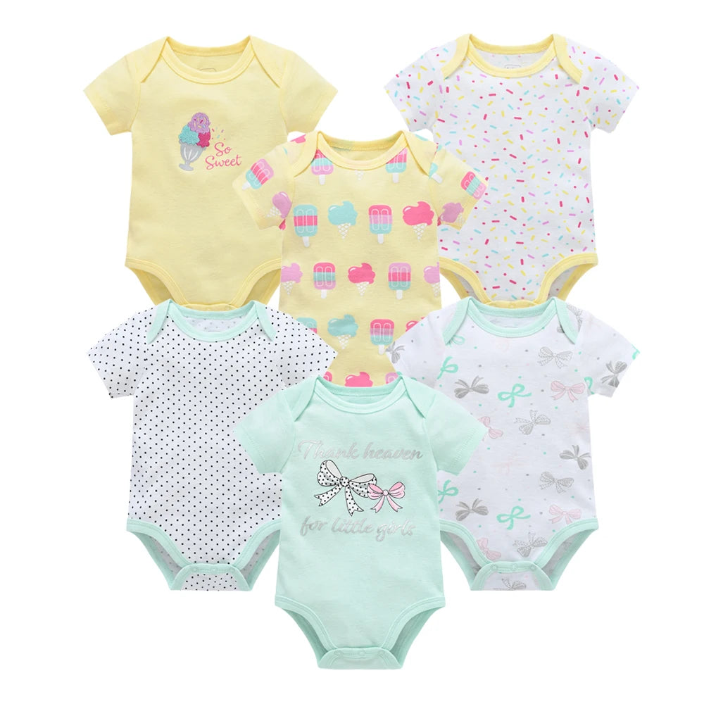 Kavkas Baby Boy Cotton Bodysuit Summer Overalls