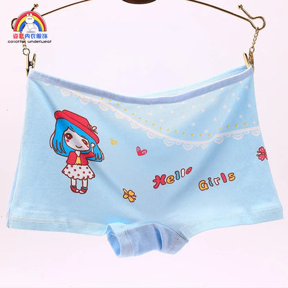 Girls Cartoon Cotton Underwear Briefs Size 2T-10T