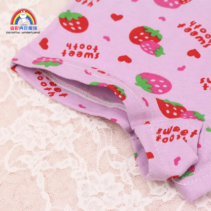 Girls Cartoon Cotton Underwear Briefs Size 2T-10T