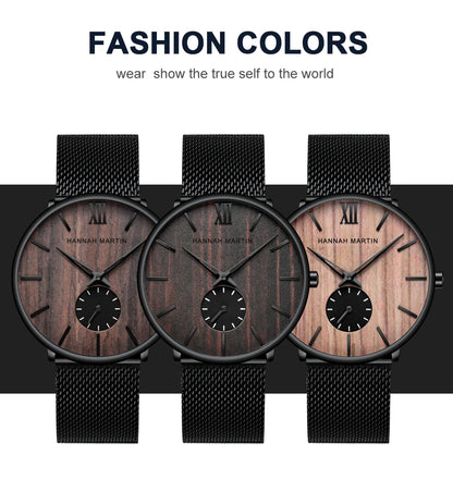Waterproof Stainless Steel Mesh Quartz Men Watch