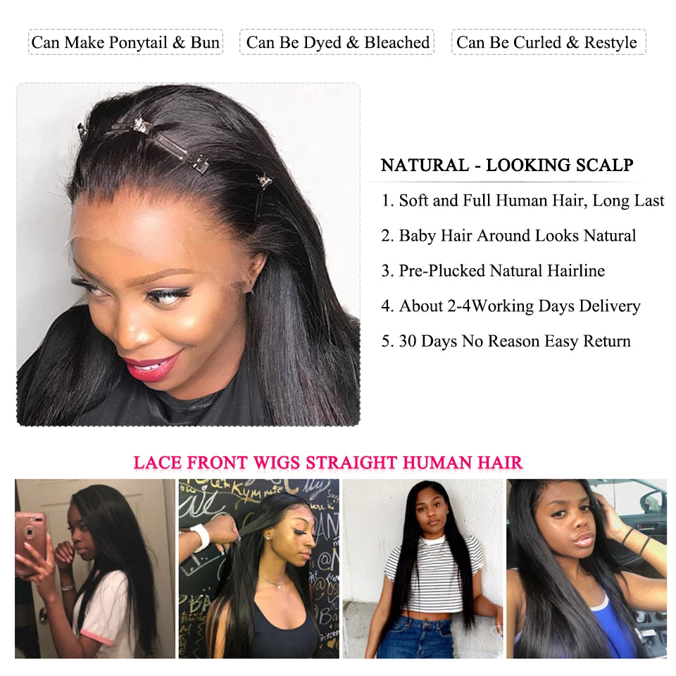 Queen Hair HD Lace Wig Raw Human Hair 13x6 Frontal