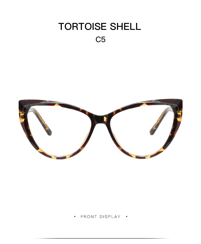 Cat Eye Plastic Glasses Frame for Women