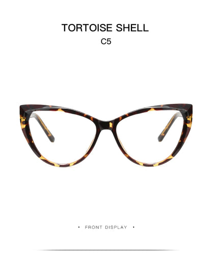 Cat Eye Plastic Glasses Frame for Women