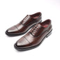 Men's Oxford Leather Dress Shoes with Height Increase