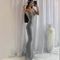 Slim Fit Milk Silk Fishtail Dress for Women