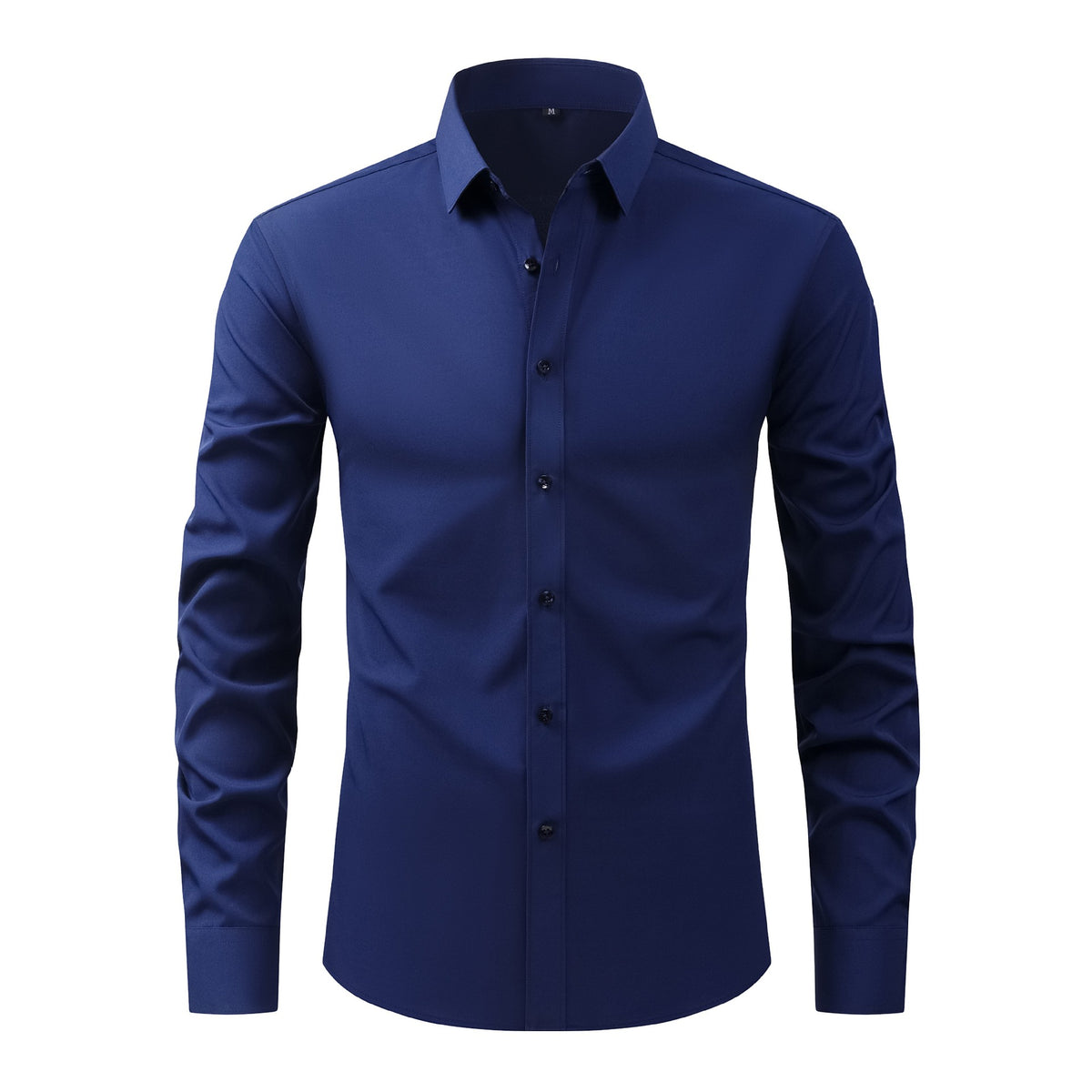 Lightweight Stretchy Plus-Size Men's Long-Sleeve Shirt