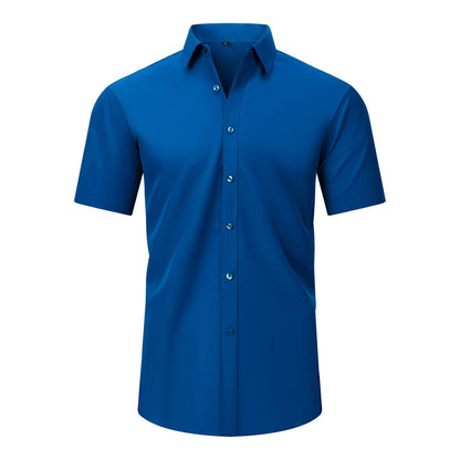 Lightweight Stretchy Plus-Size Men's Long-Sleeve Shirt