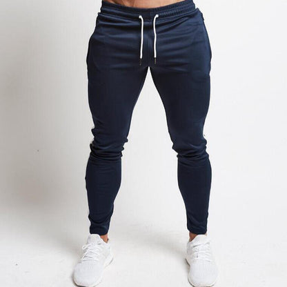 Men's Slim-Fit Outdoor Sports Pants with Tapered Cuffs