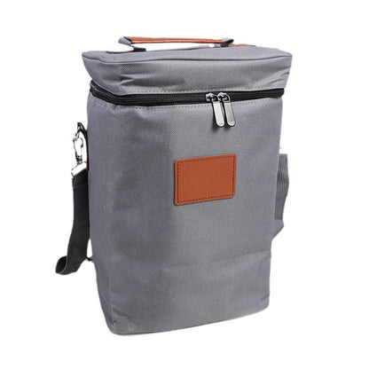 Red Wine Thermos Bag for 4 Bottles Outdoor Picnic