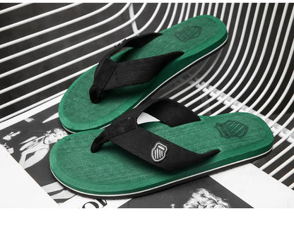 Men's Flip Flops Sandals in Beckham Black EVA