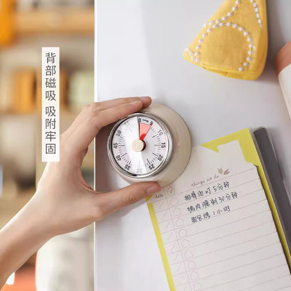 Mechanical Kitchen Timer with Magnetic Attraction