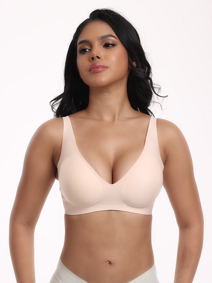 Seamless Wireless Full-Cup Bra in Nylon
