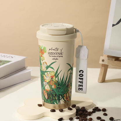 Summer Insulated Stainless Steel Coffee Cup 450ml