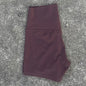 High-Waist Nylon Yoga Shorts in Peach