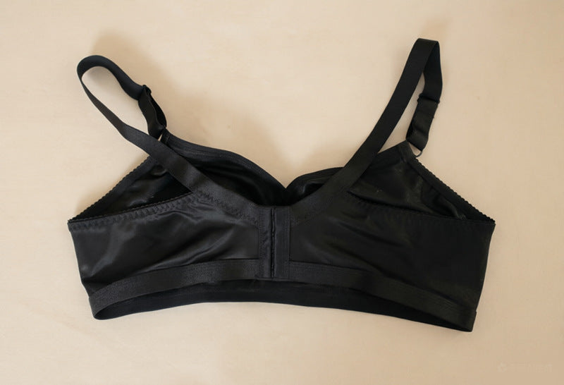Satin Ultra-Thin Plus Size Bra Without Steel Ring