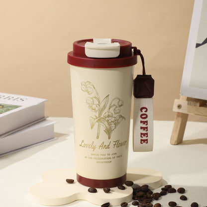Summer Insulated Stainless Steel Coffee Cup 450ml