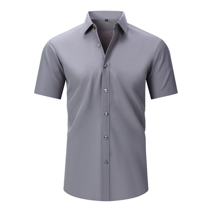 Lightweight Stretchy Plus-Size Men's Long-Sleeve Shirt