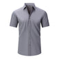 Lightweight Stretchy Plus-Size Men's Long-Sleeve Shirt