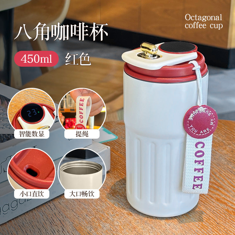 Summer Insulated Stainless Steel Coffee Cup 450ml