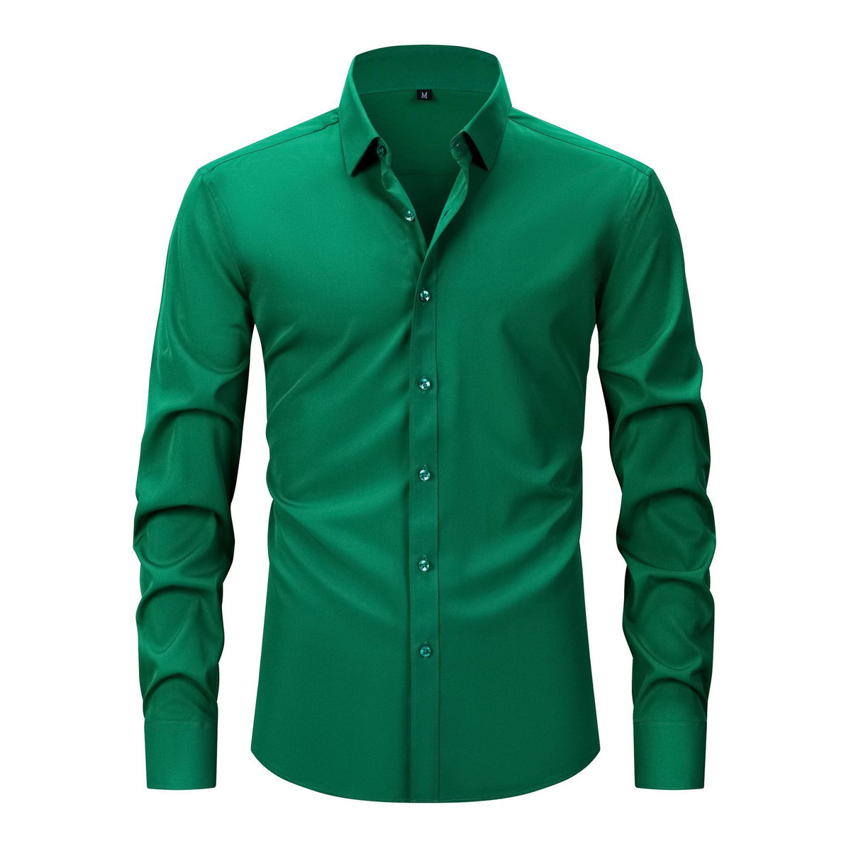Lightweight Stretchy Plus-Size Men's Long-Sleeve Shirt