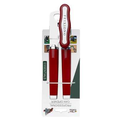 Multifunctional Stainless Steel Can Opener Red