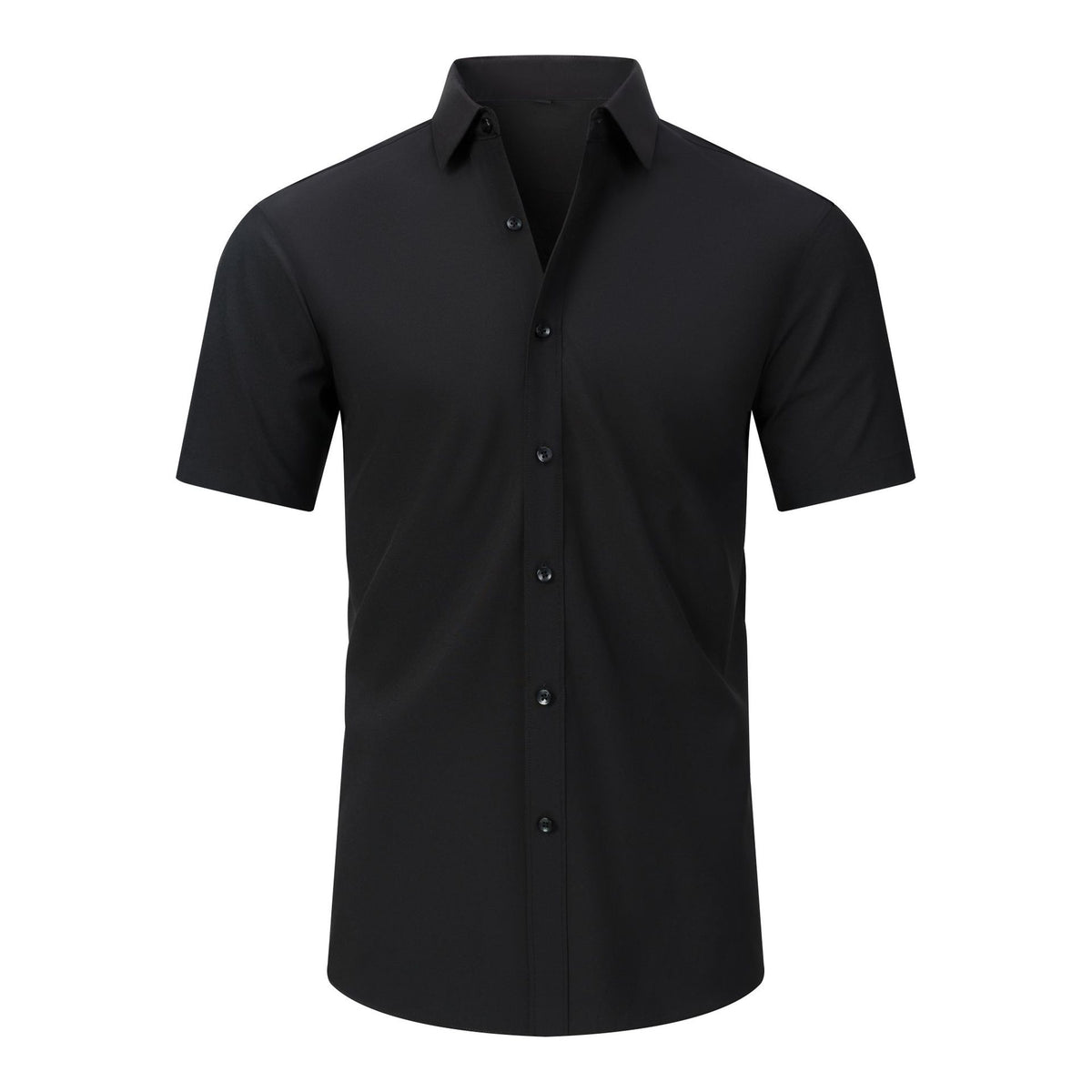 Lightweight Stretchy Plus-Size Men's Long-Sleeve Shirt